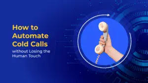 AI-powered voice agent making a cold call with human-like tone and empathy