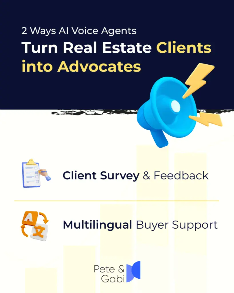 AI Voice Agents Turn Real Estate Clients into Advocates