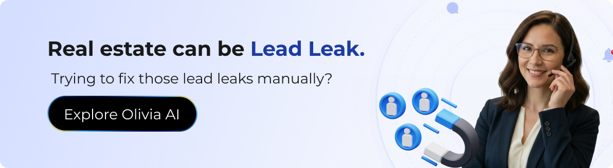 Olivia AI helping real estate teams capture, qualify, and convert more leads