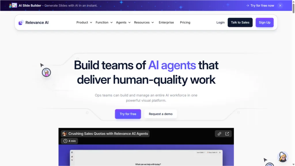 Relevance AI - AI agents for lead research
