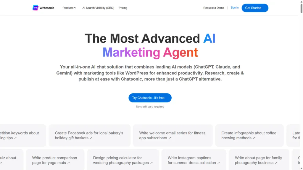 Chatsonic - AI-powered content assistant
