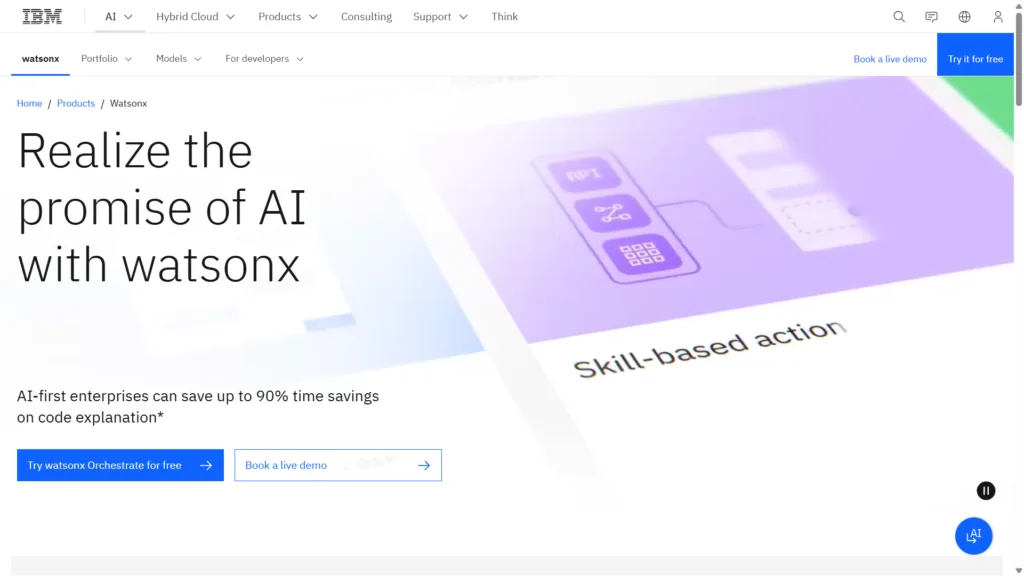 Watsonx - IBM's enterprise AI platform