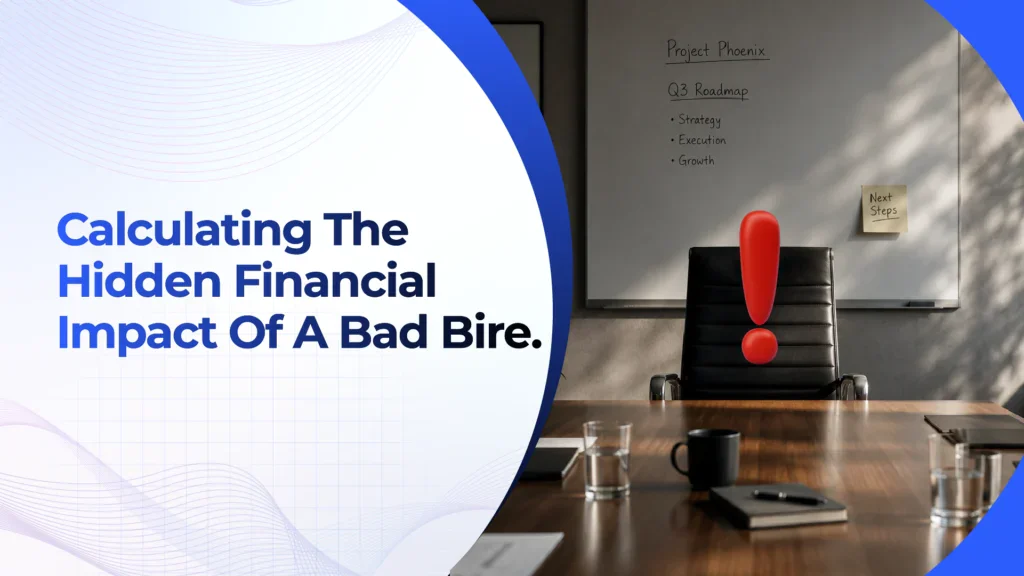 The Real Cost of a Bad Hire (and How to Calculate Yours)